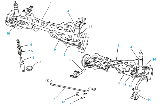 Suspension - train AR