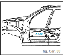 Remplacement pied central (sauf Coupé)