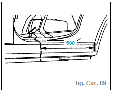 Remplacement pied central (sauf Coupé)